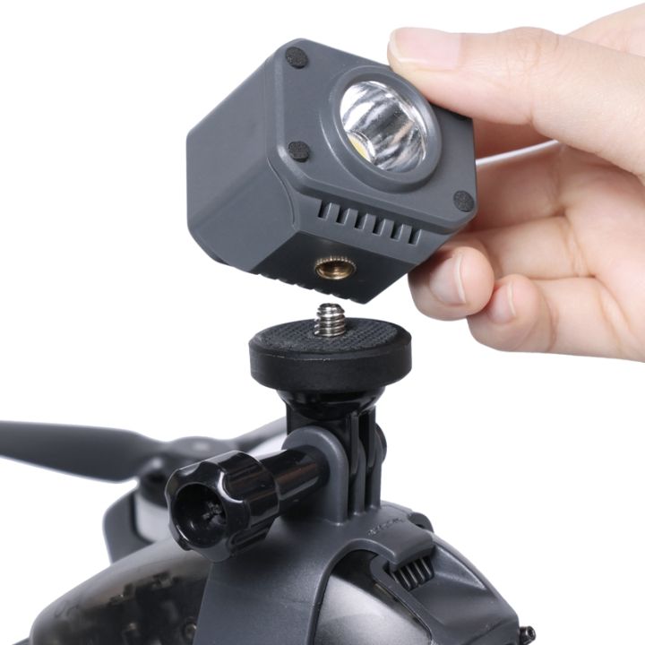 gopro-ประเภทด้านบนขยายผู้ถือ-dji-fpv-c-ombo-จมูกคืนเที่ยวบินแสง-m-ount-b-racket-อะแดปเตอร์เติมแสงไฟฉายอุปกรณ์เสริม