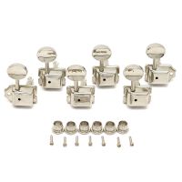 HR-6-in-line Nickel Guitar Tuners Machine Heads Tuning Pegs Keys Set for FD SQ Strat/Tele Style Guitar Part