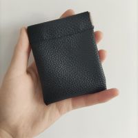 【JH】Women Men Pu Leather Coin Purse Money Change Key Earbuds Headphone Credit Card Holder Small Mini Short Wallet Bag For Kids Girl