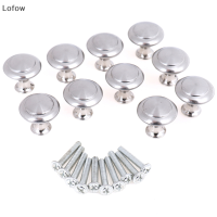 LF Wholesale✨Flash Sale ✨ [Mimar] Amango 10pcs Round Cabinet Stainless Steel Drawer Knobs Cupboard Pull Handles