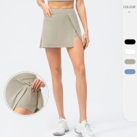 2022 Women Tennis Skirts Solid Sexy Female Golf Skirt Fitness Shorts Athletic Running Gym Sport Skorts Pocket Mini Skirts