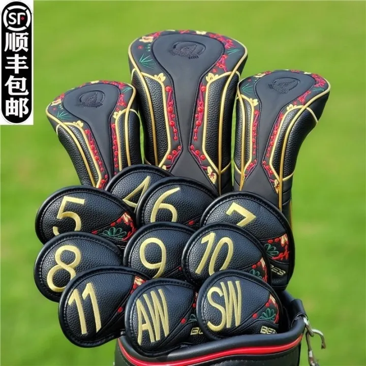 honma-ชุดเสาไม้-s08ชุดฝึกพัทลูกเซ็ตไม้กอล์ฟปลอกหุ้มหัวไม้กอล์ฟบอลปลอกหุ้มหัวไม้กอล์ฟชุด-honma-new-j-lindeberg-descente-pearly-gates-anew-football-malbon-uniqlo