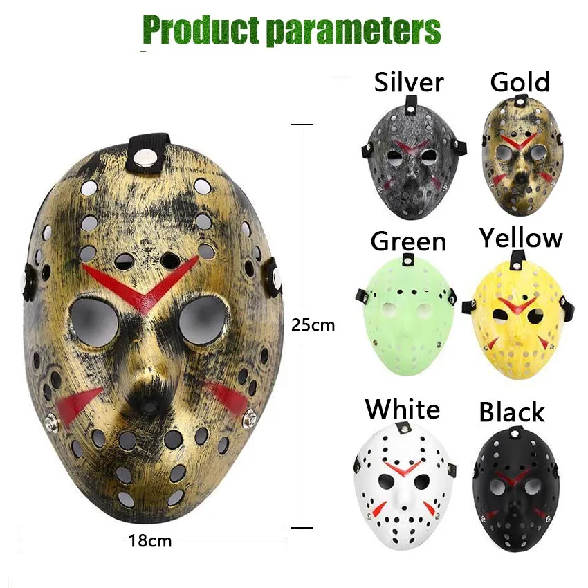 2023 Halloween Jason Mask Hockey Cosplay Horror Scary Party Masquerade  Vendetta