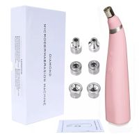 Handheld Diamond Microdermabrasion Machine Pore Vacuum Blackhead Removal For Skin Toning Anti Aging Home Facial Treatment Device