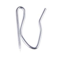 80Pcs Curtain Drapery Pin Hooks - Silvery