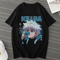 Anime Hunter X Hunter Killua Zoldyck T Shirts Hxh Anime Tshirt Harajuku Streetwear Men Clothing