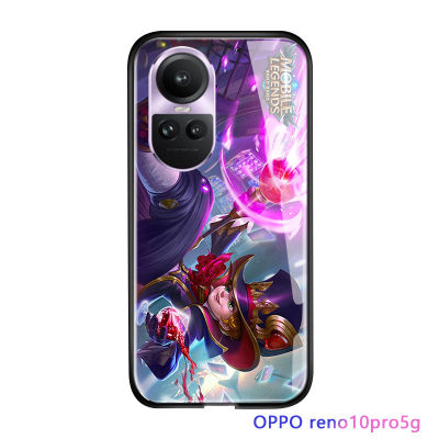 Serpens เคสสำหรับ OPPO Reno10 Pro 5G,เคสเกมแฟชั่นเคสมือถือเกมมือถือตำนานมือถือสำหรับเด็กผู้ชายกระจกนิรภัยมันวาวฝาหลัง