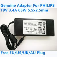 3.4A 19V 65W AS650-190-AB340 ADS-65LSI-19-1 19065G ของแท้จากอะแดปเตอร์ AC PHILIPS S220E2A ที่ชาร์จแหล่งจ่ายไฟหน้าจอใน E2343FI