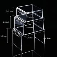 【HOT】❧﹍◆ N58F Display Risers 3 Size Steps Anti-Corrosion Showcase Shelf for Figure Buffet