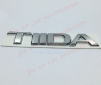 โลโก้ตัวอักษร ทีด้าร์ นิสสัน ชุบโครเมี่ยม TIIDA Sticker Letter Trunk Badge Modified Decal For Nissan