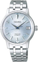 SEIKO PRESAGE Automatic Ladies Cocktail Sky Diving Blue Dial Steel Watch SRP841J1