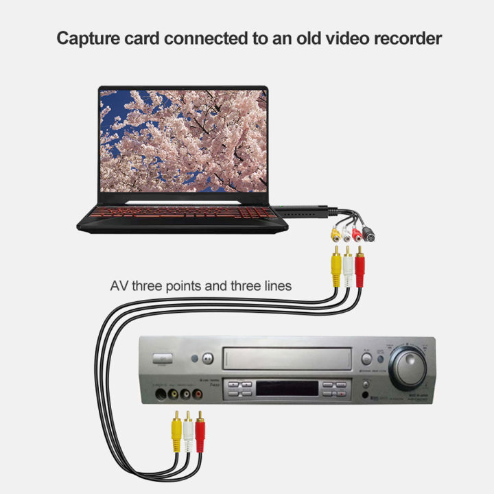 vhs-to-digital-converter-usb-2-0-video-converter-audio-capture-card-vhs-box-vhs-vcr-tv-to-digital-converter-support-win-7-8-10