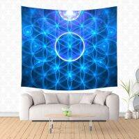 Flower Of Life Wall Hanging Tapestry Bed Manta Yoga Mat Beach Blanket Camping Mattress Sleeping Pad