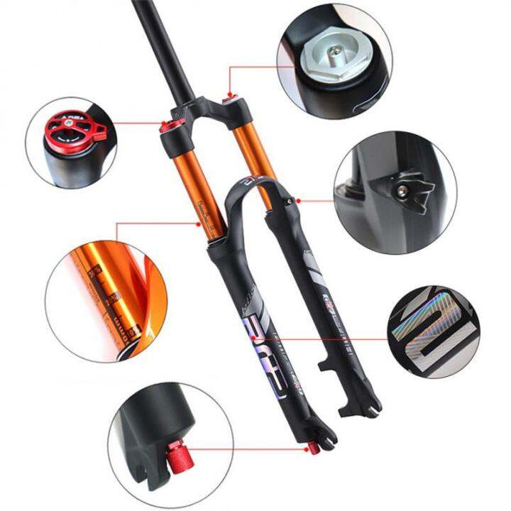 MTB Bicycle Double Air Chamber Front Fork Air Fork Damping Turtle