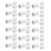 ✆ 30pcs Push Pin Magnets Clear Whiteboard Dry Erase Board Pushpins Office Magnets For Maps Refrigerator School Classroom