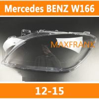 FOR Mercedes BENZ W166 ML300 ML350 ML400 ML450 ML500 12-15 HEADLAMP COVER HEADLIGHT COVER LENS HEAD LAMP COVER ฝาครอบไฟหน้า / ฝาครอบไฟหน้าตรงรุ่น สำหรับ / ฝาครอบไฟหน้าสําหรับ / ฝาครอบเลนส์ไฟหน้า