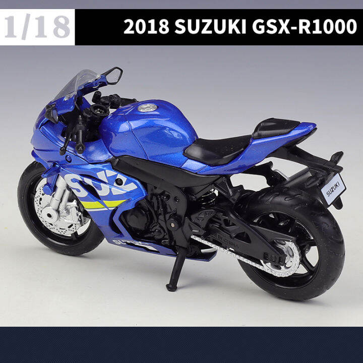 1-18-suzuki-gsx-r1000ล้อแม็ก-d-iecast-กีฬารถจักรยานยนต์รุ่นสามารถทำงานได้-shork-absorber-ของเล่นสำหรับของขวัญเด็กของเล่นคอลเลกชัน