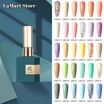 LaMart Store💅🏻【AS】30สี สีทาเล็บเจล สีทาเล็บเจล กึ่งถาวร เล็บเจล ทำเล็บหาย ยาทาเล็บ ต้องอบ 🎨ซานาดู