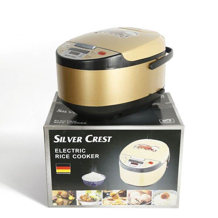 Silver Crest Rice Cooker Multifunction Smart Elektrik Periuk Nasi Sup