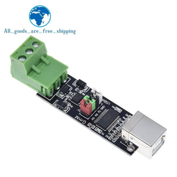 TZT USB 2.0ถึง TTL RS485 Serial Converter Adapter โมดูล FTDI FT232RL SN75176 Double Function Double สำหรับป้องกัน Top Sale