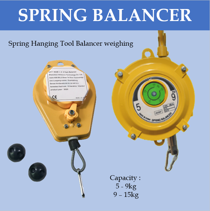 Twin Supply Spring Balancer for Industrial Use Spring Hanging Tool