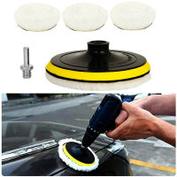 【cw】345 Inch Car Polisher Kit Polishing Pad Car Waxing Sponge Disk Wool Wheel Auto Paint Foam Buffing Pads Car Gadget Tools Sethot