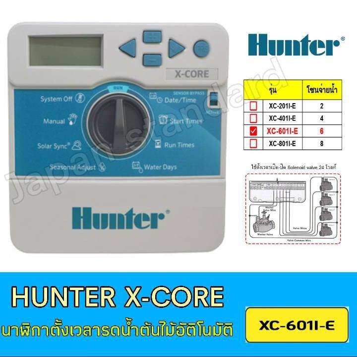 Hunter X-Core XC-601I-E เครื่องตั้งเวลารดน้ำต้นไม้อัตโนมัติ รุ่น 6 ...