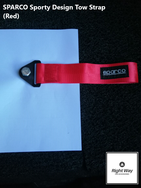 RED SPARCO Sporty Design Tow Strap Lazada PH