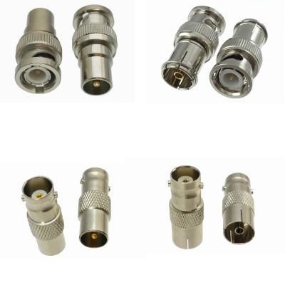 1Pcs BNC to IEC PAL DVB-T TV Male plug amp; Female jack RF adapter connector Coaxial Wire Terminals