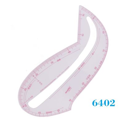 Fashion Curve Ruler Cloth Design Ruler Sewing Dressmaking Pattern Design DIY Clothing Model 6402 for Pattern Maker and Tailors