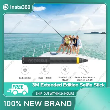 Insta360 3m 9.8ft Extended Edition Selfie Stick for ONE RS, ONE X2 & X3  Action Camera