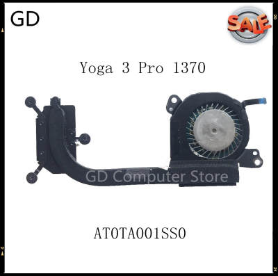 GD Original For Yoga 3 Pro 1370 Genuine Cooling Fan With Heatsink AT0TA001SS0 CPU HeatSink 100 Tested Fast Ship