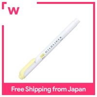 ปากกา B-WKT7-MY Zebra ปากกาเรืองแสง Mild Liner Yellow 10