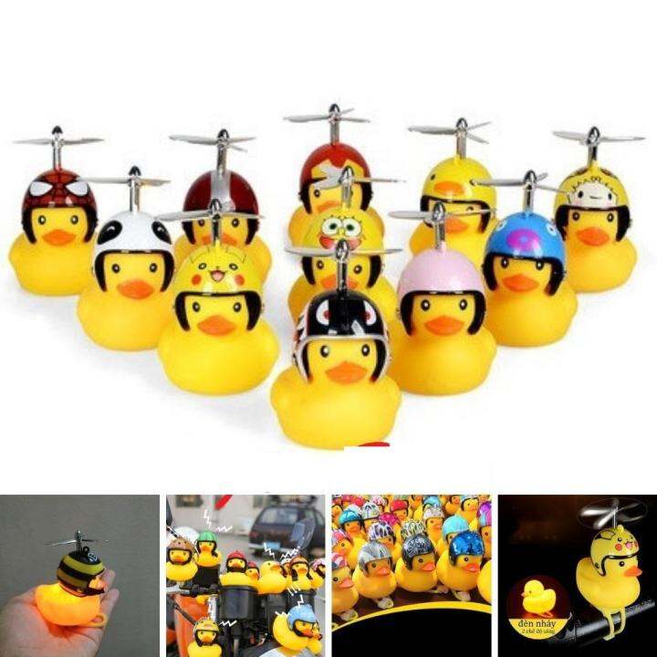 Hot) Vịt Tik Tok , Vịt Gắn Xe Có Đèn Nháy Đội Mũ Bảo Hiểm Và Chong Chóng , Vịt Đội Mũ Bảo Hiểm, Vịt Gắn Xe | Lazada.Vn