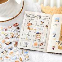 MOHAMM 1 Sheet Simple Ordinary Decorative Stickers for Scrapbooking DIY Material Collage