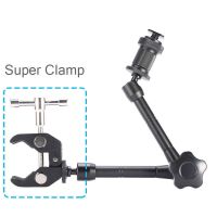 23 Inch Adjustable Magic Arm Flex Super Clamp Crab Foldable Articulated Friction Arm For Flash Led Light Microphone Monitor