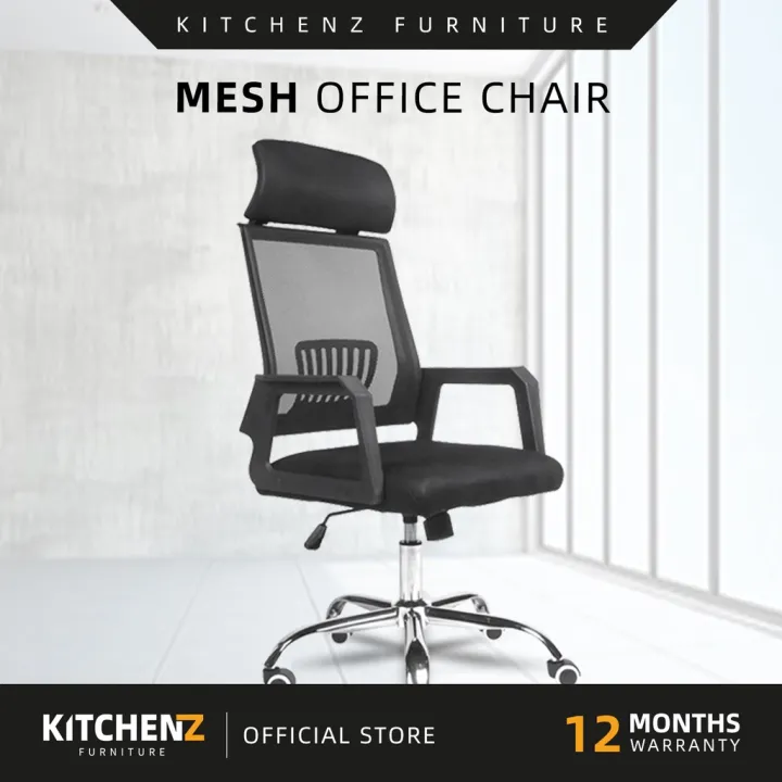 KitchenZ Office Chair Ergonomic Chair Executive Chair Mesh High Back