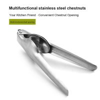 Quick Chestnut Sheath Cutter Cutter Gadgets Chestnut Clip Kitchen Tools Nut Cracker Sheller Stainless Steel Kitchen Tool 2 In 1