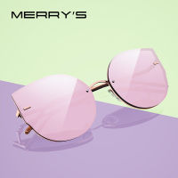 MERRYS DESIGN ashion Cat Eye Sunglasses Rimless Frames Ladies Luxury nd Trending Sun glasses UV400 Protection S8099N