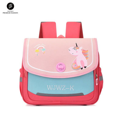 TOP☆PLOVER Kindergarten horizontal cartoon school bag Elementary school students carry backpacks in large capacity and lightweight