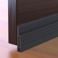 1M Internal Door Draft Excluder Strip Self Adhesive Tape Bottom Seal Stopper Anti-Cold Side Gap Blocker Foam Weather Strip Decorative Door Stops