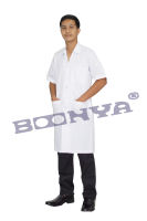 เสื้อกาวน์ขาว ตัวยาว แขนสั้น BOONYA