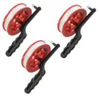 3X 100M Twisted String Line Red Wheel Kite Reel Winder