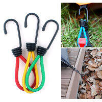 Outdoor camping tent elastic rope buckle 15cmหัวเข็มขัดสายยางยืดของเต็นท์ สายรัดคงที่ ตะขอเชือกยางยืด อุปกรณ์ตั้งแคมป์ 1ชิ้น