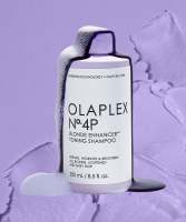 แชมพูม่วง Olaplex No 4P BLONDE ENHANCER TONING SHAMPOO ของแท้