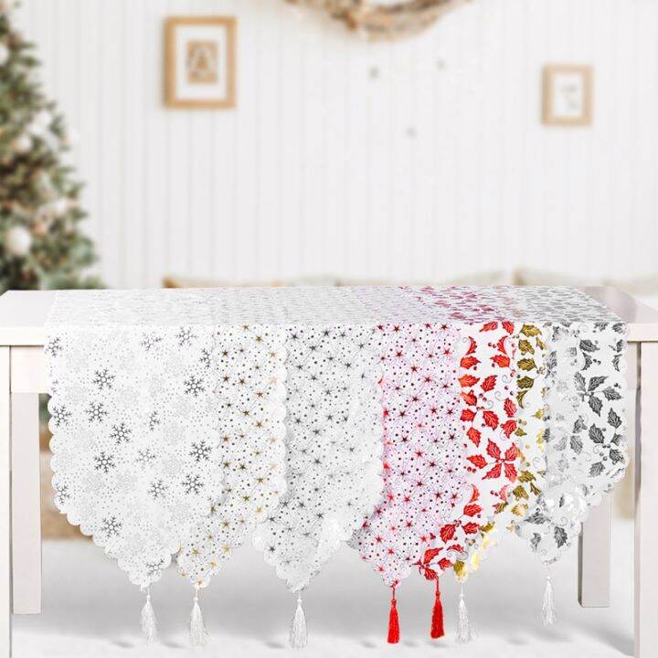 bronzing-christmas-table-runner-star-leaf-snowflake-tablecloth-placemat-with-for-xmas-table-decorations