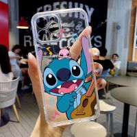 เคสiPhone12promax เคสโทรศัพท์มือถือ ซิลิโคนนิ่ม ใส ขอบสี่เหลี่ยม ลายการ์ตูน Stitch น่ารัก สําหรับ เคสไอโฟน11 โทรศัพท์ 7 8 plus 11 เคสไอโฟน 12 13 14 plus pro max mini เคสไอโฟน 13 เคสไอโฟน เคสไอโฟน7พลัส se2020 7p 8p xs XR iPhone case เคสโทรศัพท์