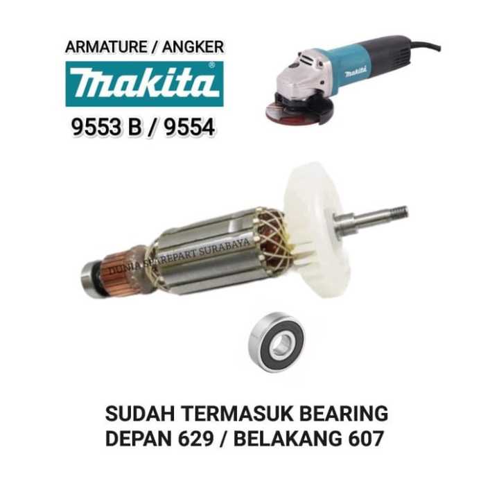 Armature Angker Rotor Asli Gerinda Tangan Makita B B Lazada Indonesia