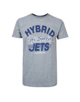 Hybrid T-shirt Men  ไฮบริดเสื้อยืดผู้ชายแขนสั้น สีเทา(Top Dye)MTS-1331-TD