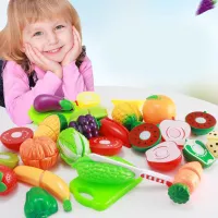 I Love Daddy&Mummy 13/22 pcs Cutting Fruit Vegetable Pretend Play Children Kid Educational Toy